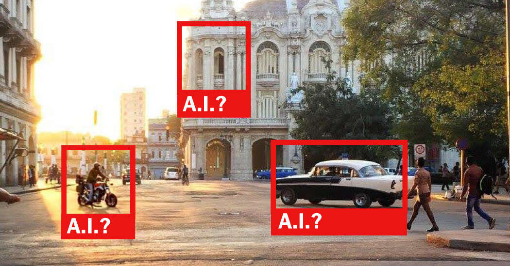 Which Parts of These Images Are A.I.-Generated?