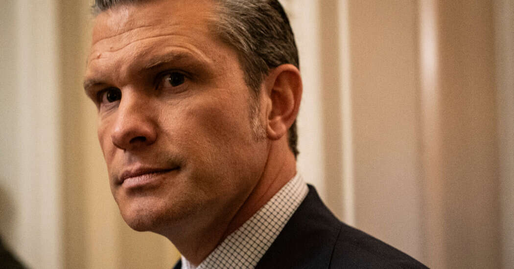 Hegseth’s Drinking, Once ‘Self-Medication,’ Could Prompt Questions at His Hearing