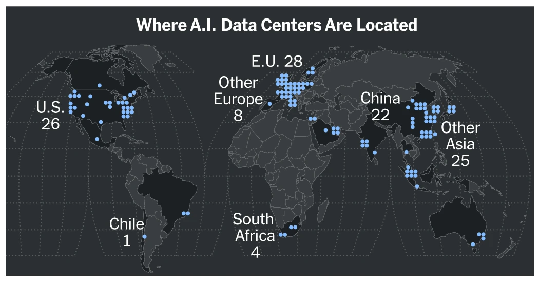 A.I. Computing Power Is Splitting the World Into Haves and Have-Nots
