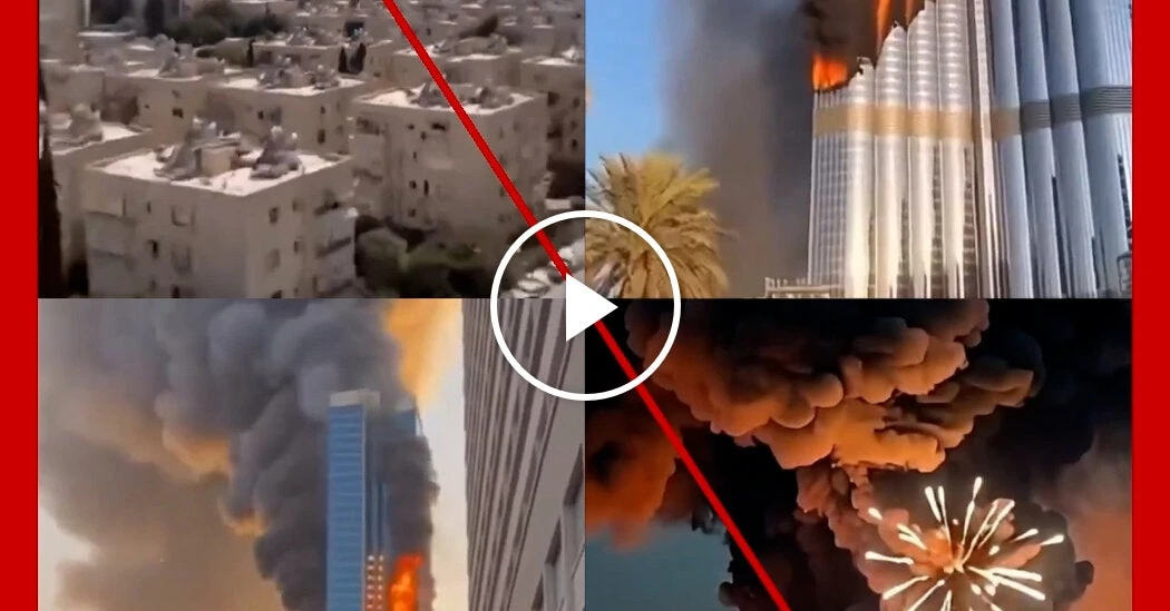 A.I. Videos Distort Damage From Iranian Strikes