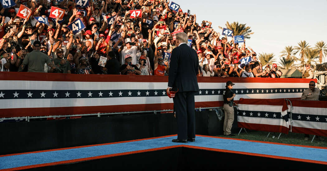 Trump’s Rambling Speeches Focus His Critics and Worry His Allies