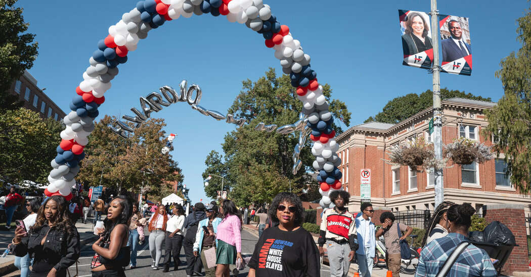 At Homecoming, Howard Alumni Are Excited and Anxious for Harris