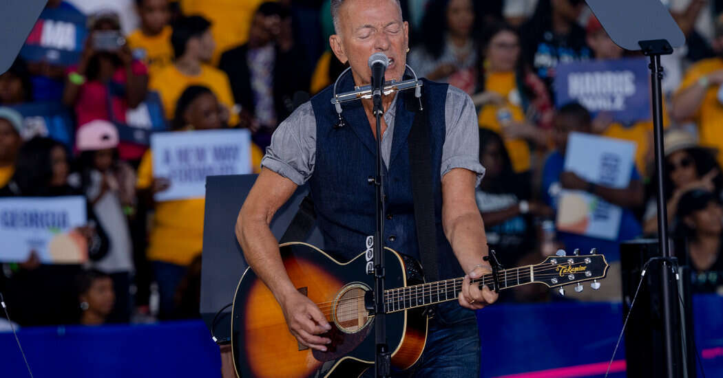 It’s Springsteen Season Again. Can Celebrities Give Harris a Meaningful Boost?