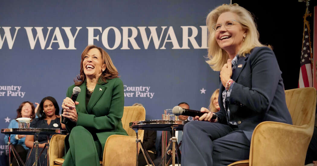 Cheney, With Harris, Tells Anti-Abortion Women It’s OK to Back Her