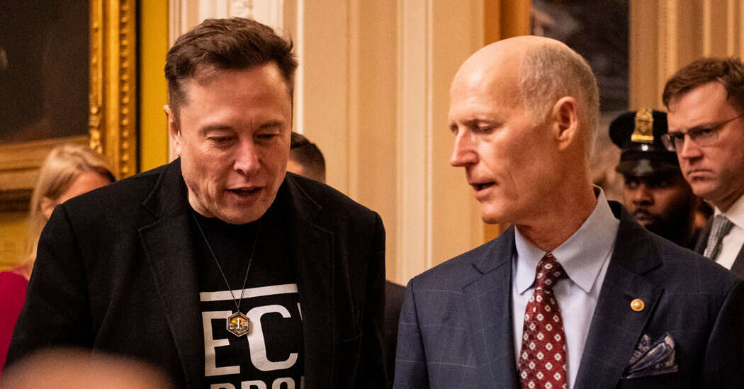 Elon Musk Meets With Senate Republicans Amid Tensions Over Federal Cuts