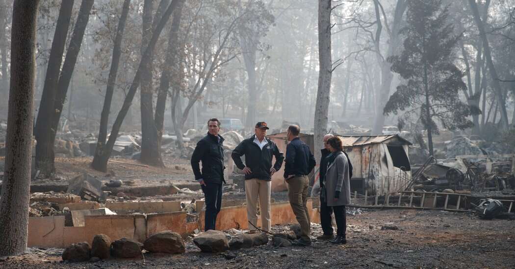 Trump Resisted Sending Aid After California Wildfires, Aides Say