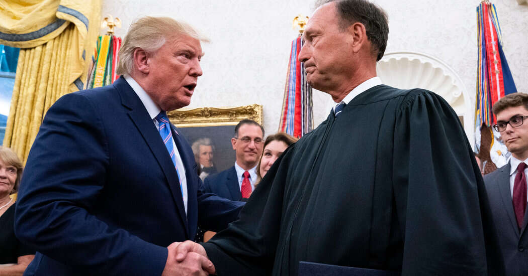 How a Phone Call Drew Alito Into a Trump Loyalty Squabble