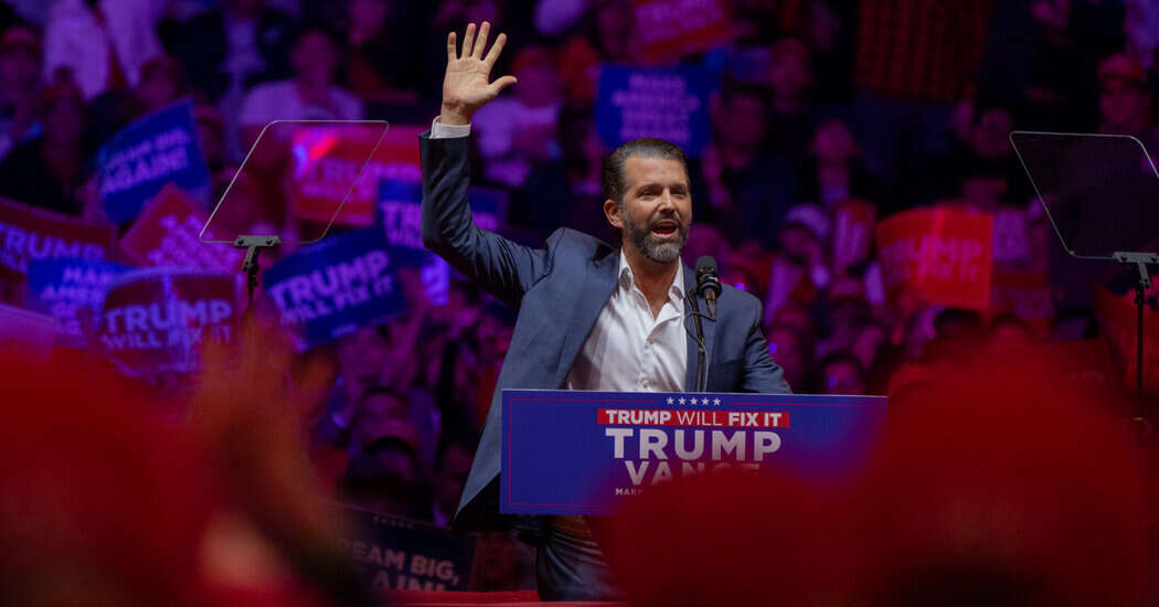 Donald Trump Jr. Emerges as a Loyal Enforcer