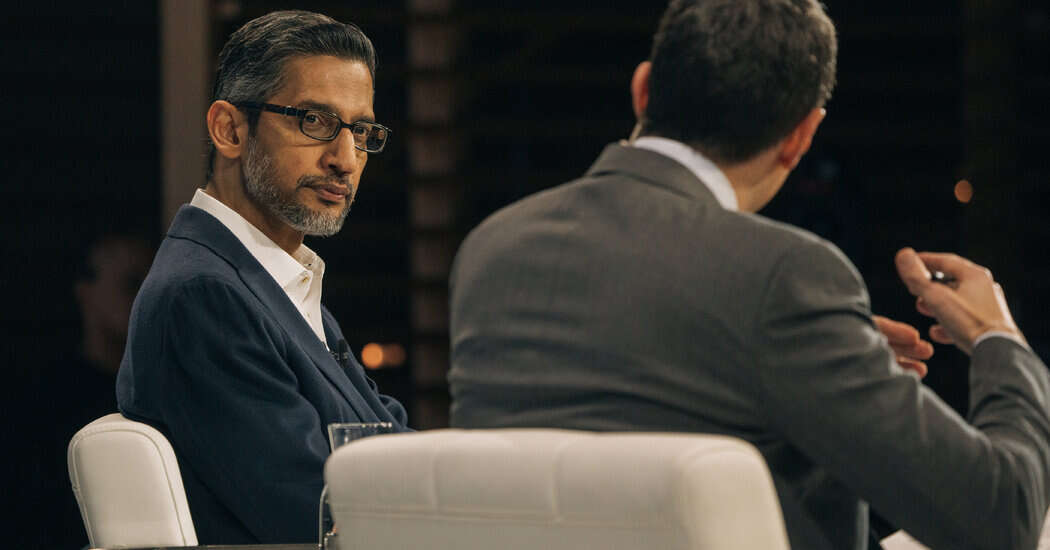 Sundar Pichai Hits Back at Criticism of Google’s A.I. Leadership