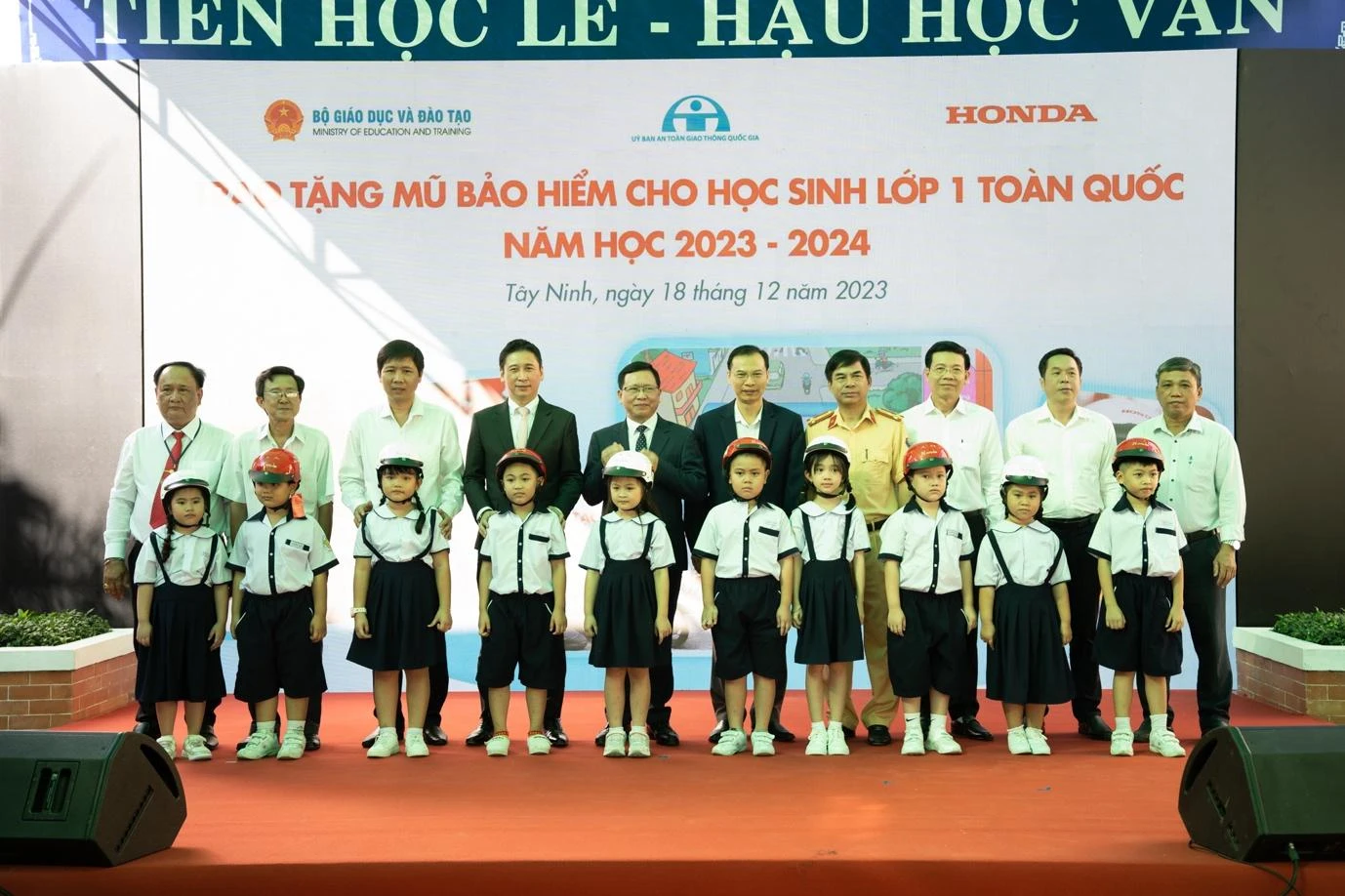 1.400 học sinh và phụ huynh được đào tạo kiến thức An toàn giao thông từ Honda