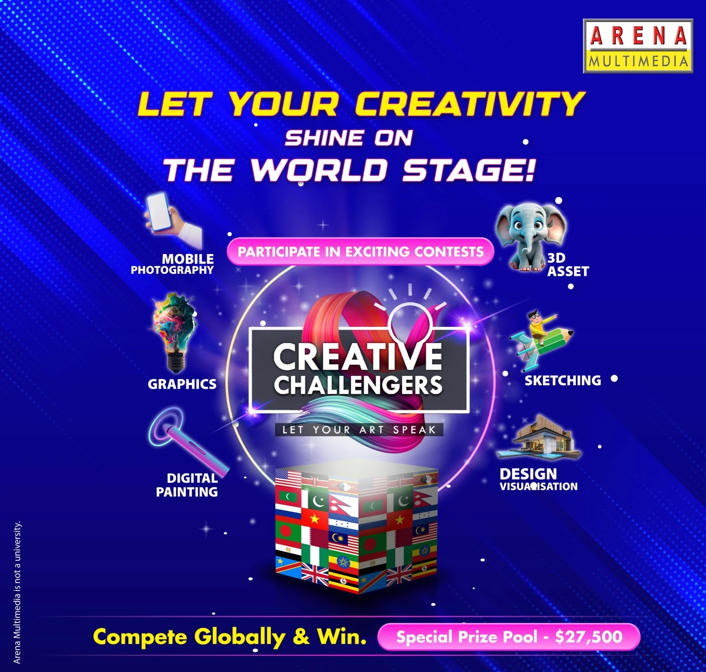 Thế hệ trẻ Việt Nam bội thu giải thưởng lớn tại Cuộc thi Creative Challengers của Arena Multimedia