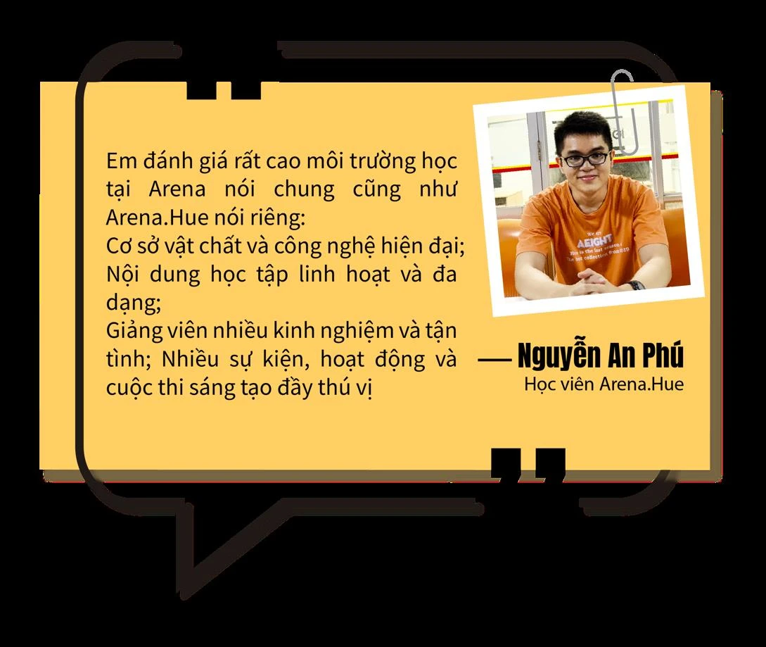 Arena Multimedia nơi khám phá sức sáng tạo và phát triển cá nhân