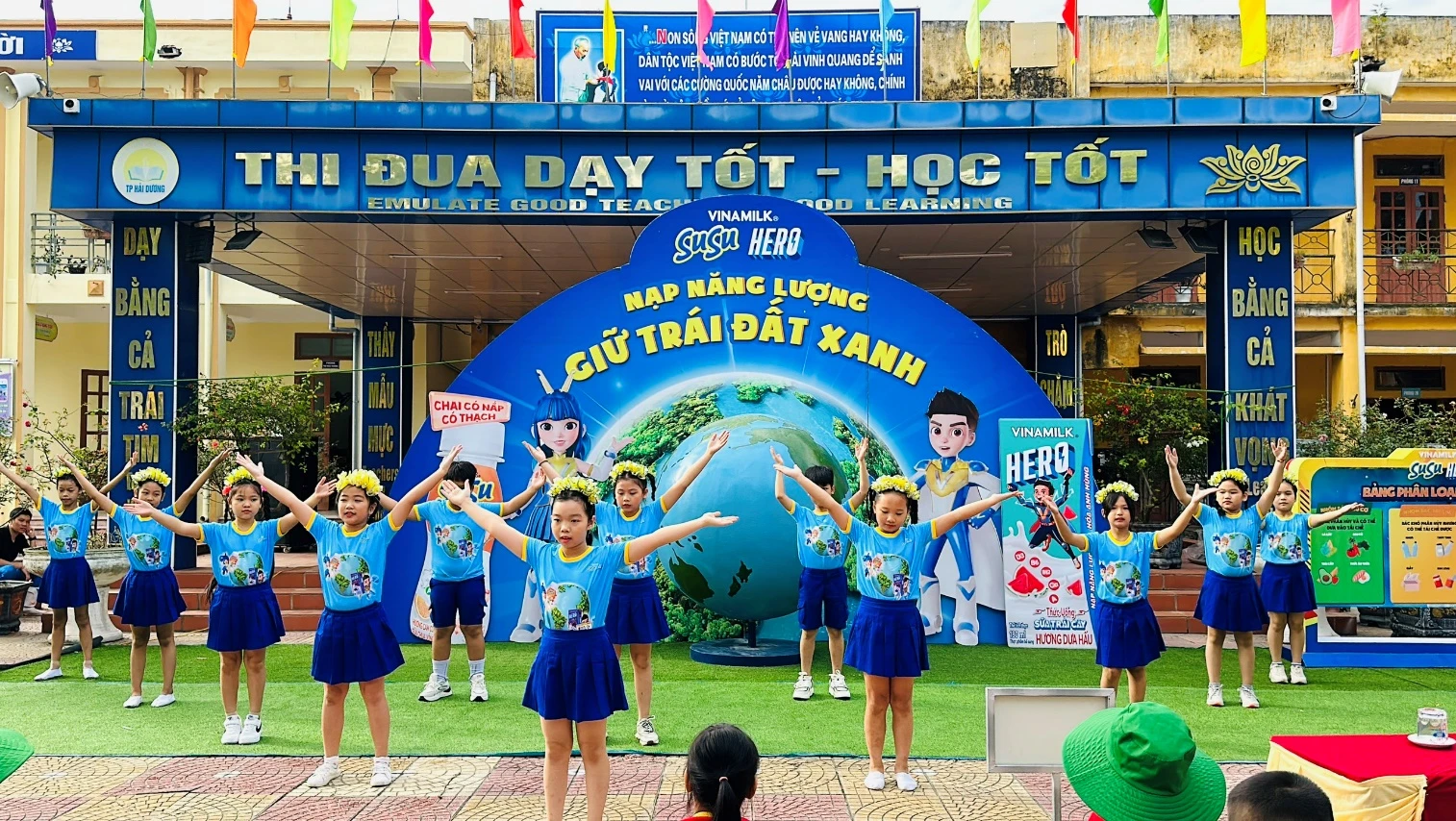 Lồng ghép thông điệp giáo dục nhẹ nhàng, các em nhỏ làm quen sống xanh bằng loạt hoạt động vui nhộn, gần gũi