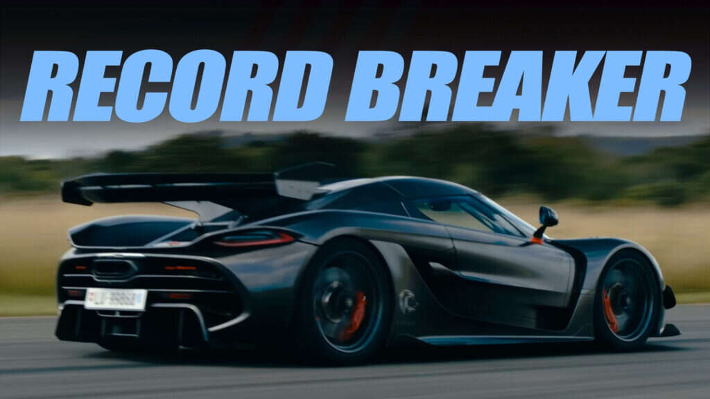 Koenigsegg Jesko Storms Around Top Gear Test Track, Setting New Road-Legal Lap Record