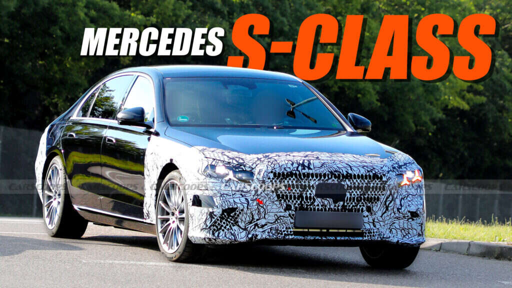 2026 Mercedes S-Class Spied With Supersized Grille And Starry Headlights