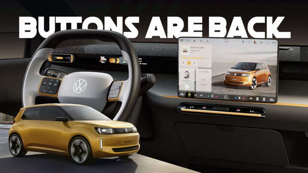 VW Brings Back Physical Buttons After Admitting Touchscreens Are A Disaster