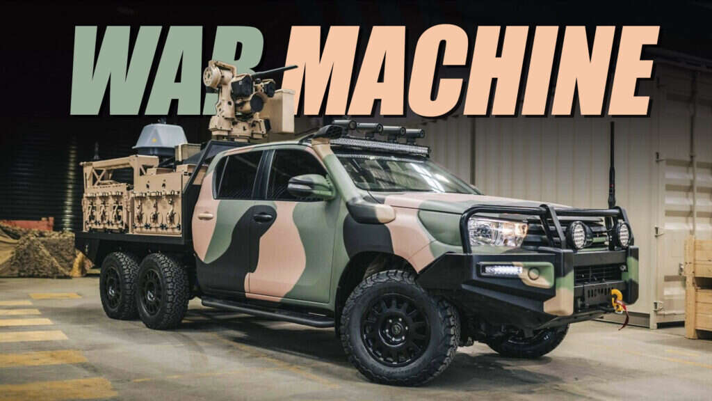 Toyota Hilux Transforms Into A 6×6 Military Truck Ready For Battle