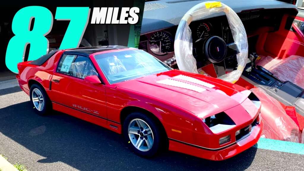 Like New 1987 Chevy Camaro IROC-Z28 With 87 Miles Is A Barn Find Dream