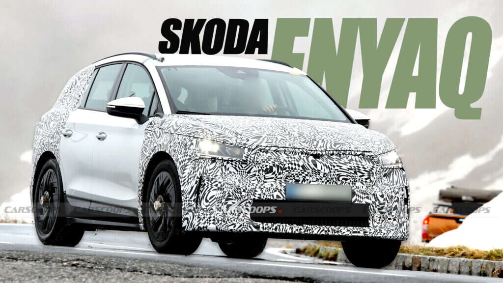 2025 Skoda Enyaq Puts On A New Modern Solid Face