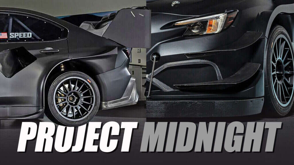 Subaru’s “Project Midnight” Teased As A WRX Time Attack Monster With Wild Aero