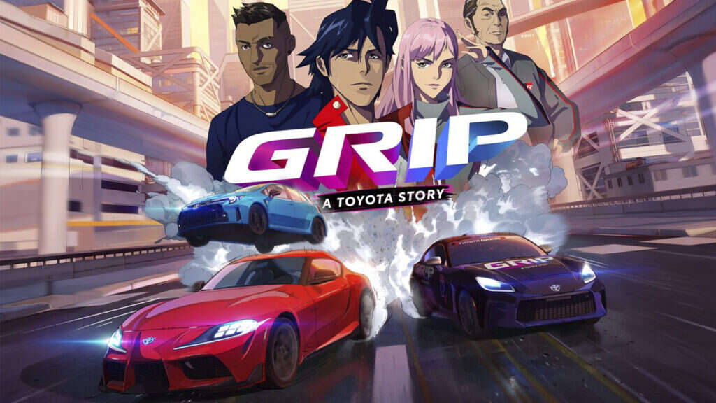 Toyota’s GR Heroes Battle Soulless Autonomous Cars In New ‘Grip’ Anime Series