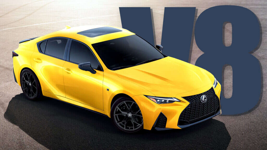 Lexus Throws Bold Yellow Paint And BBS Wheels To V8 Powered 2025 IS And It’s Glorious