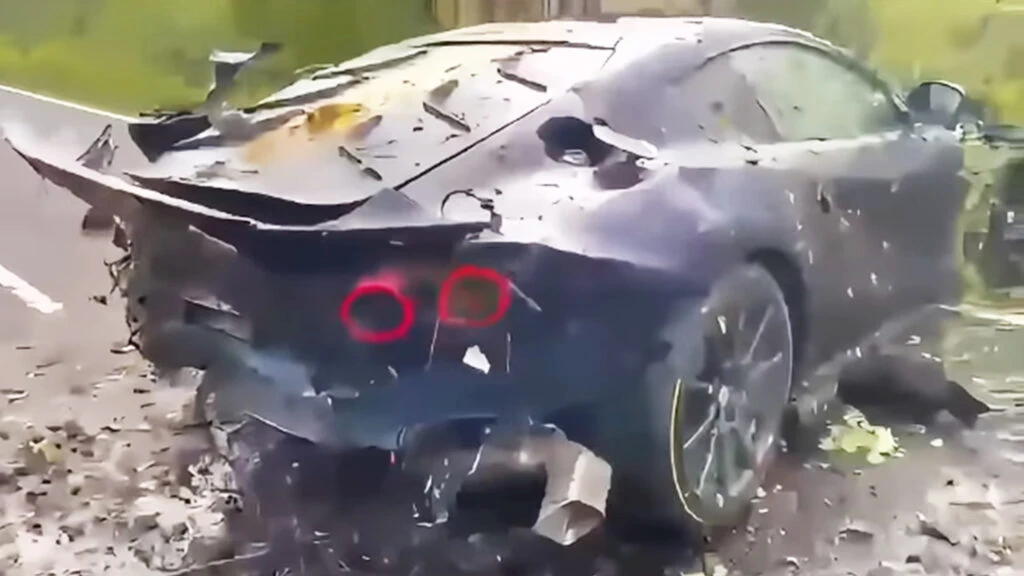 The Driver Walked Away, The $2 Million Ferrari Did Not