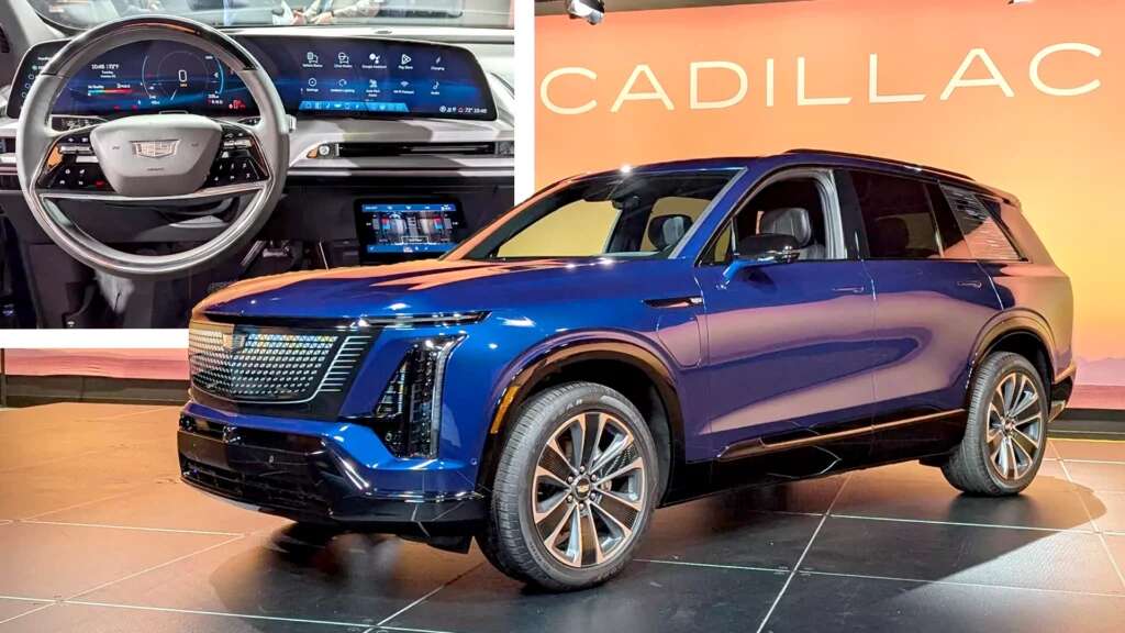 First Look: 2026 Cadillac Vistiq Is A 3-Row Luxury EV With Blackwing Levels Of Power