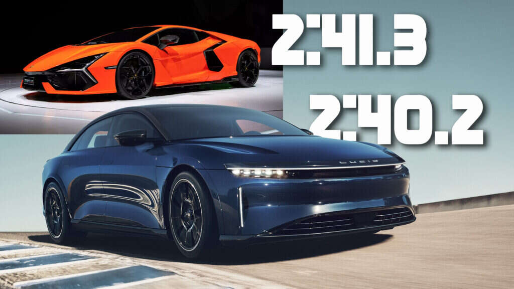 Lucid Air Beats Lamborghini Revuelto In Car And Driver’s Annual Lightning Lap Shootout