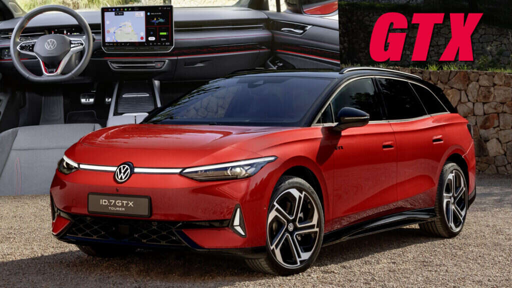 New VW ID.7 GTX Tourer Adds Some Spice To Electric Estate