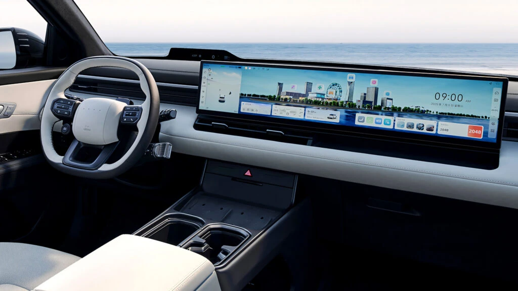 Hyundai’s New Electric SUV Skips Physical Buttons Nearly Entirely For Massive Screen
