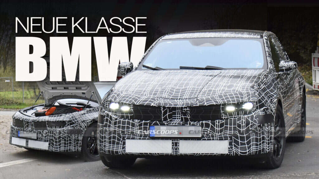 BMW i3 Neue Klasse Sedan Looks Like Darth Vader’s Ride In First Spy Shots