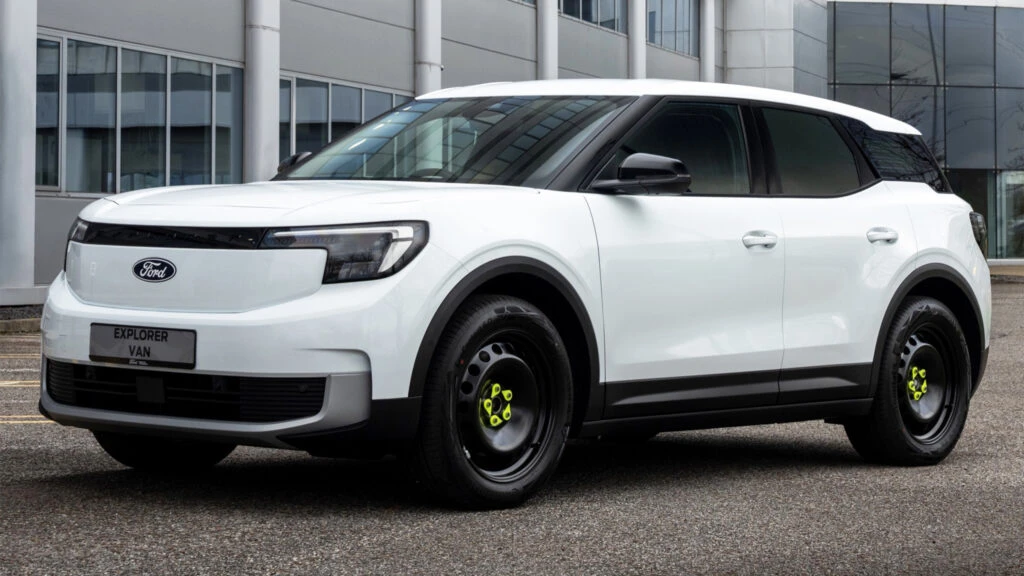 Ford’s New Electric Van Looks Like An Undercover American Cop Car