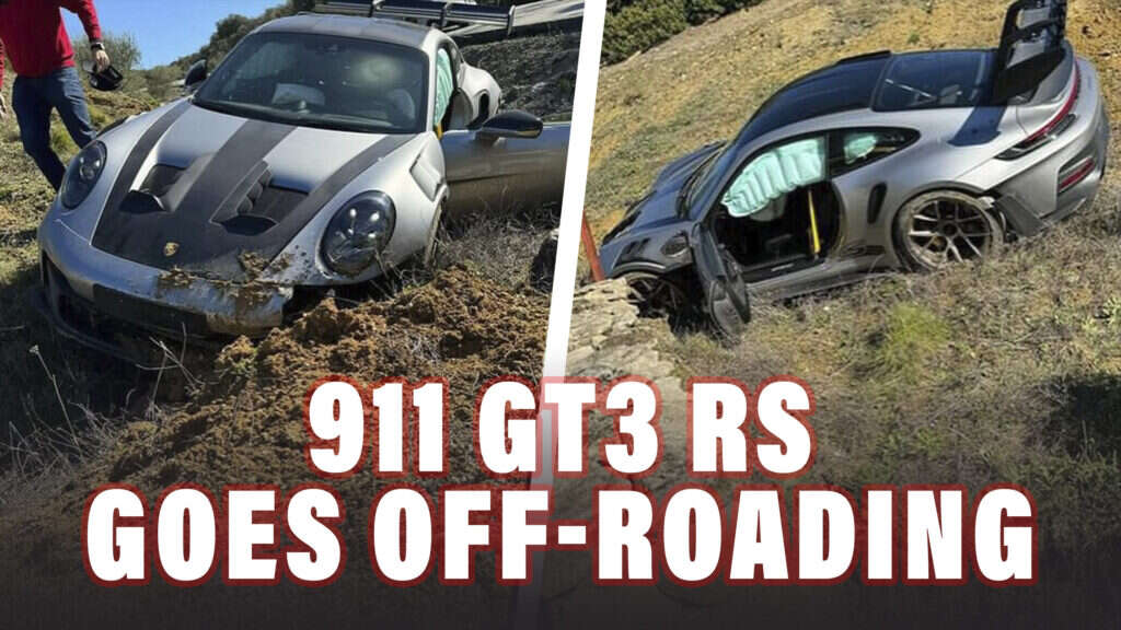 Porsche 911 GT3 RS Meets Ditch, Supercar Soiree Points Finger At Potholes