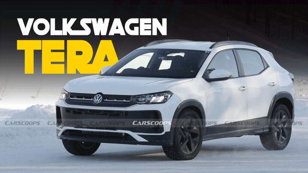 VW Tera: Entry-Level SUV Spied Almost Undisguised Ahead Of Its Debut