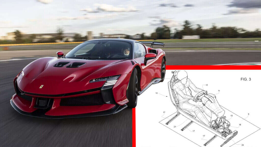 Ferrari Patents Sliding Cockpit, Allowing For LHD, RHD, And Central Driving Positions