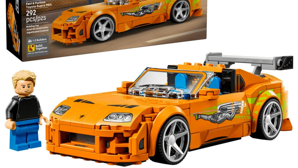 The Orange Supra On Every 2001 Bedroom Wall Just Became A $29.99 Lego Set