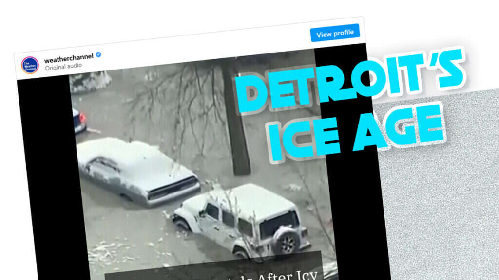 Cars Frozen Like Zombies After 100-Year-Old Main Floods Street