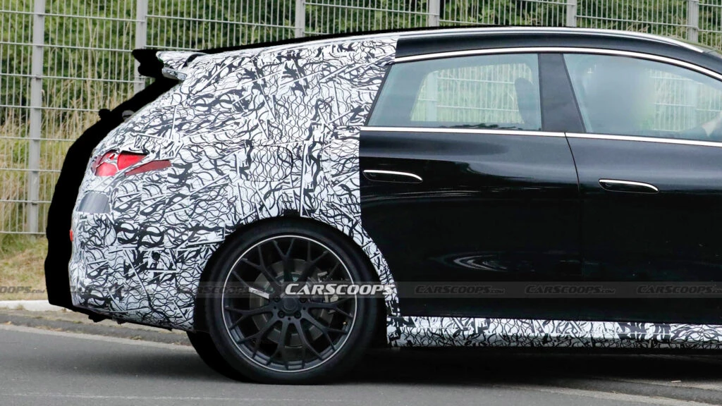 AMG’s CLA 45 Is A Rapid Electric Wagon With An Active Wing