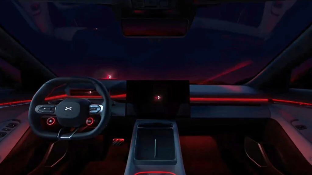 There’s An 87-Inch Surprise Waiting Inside Xpeng’s New Electric Sedan
