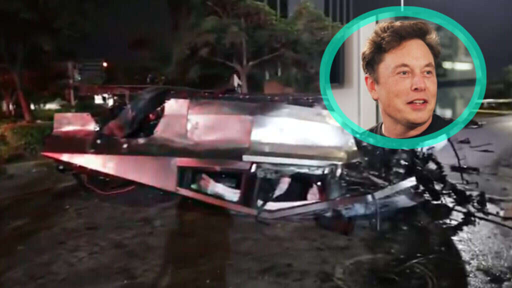 Elon Musk Boasts Of Tesla Cybertruck’s Strength After Devastating Crash In Mexico