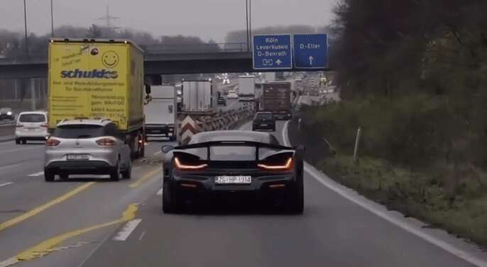 Watch A Rimac Nevera Almost Get Taken Out By A Reckless Driver