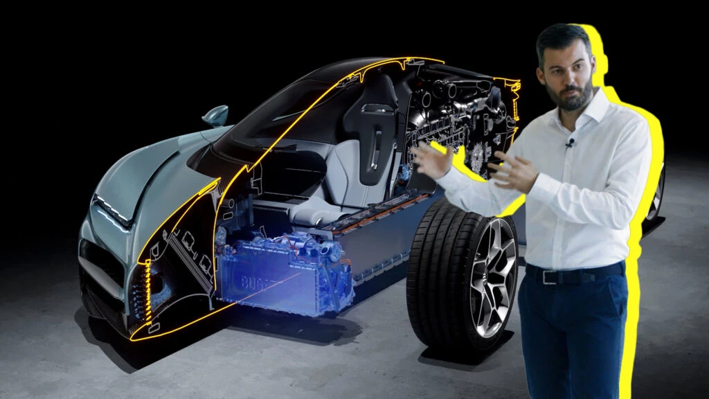 Bugatti’s Hybrid Setup Is Lighter Than Its Old V16 Engine Alone