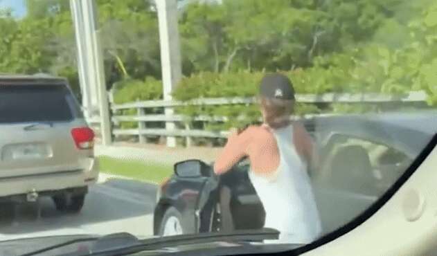 Driver’s Fiery Road Rage Rant Swiftly Hit By Karma