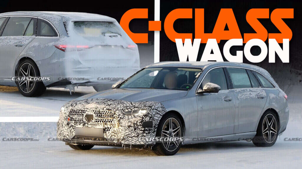 2026 Mercedes C-Class Wagon Getting A Facelift To Deal With BMW’s Neue Klasse 3-Series Touring