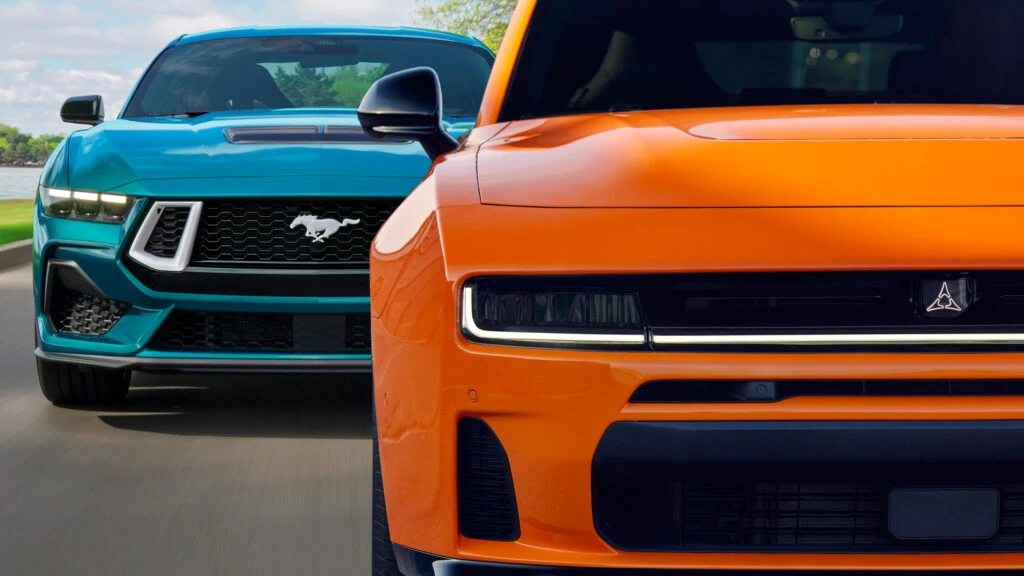 New Charger Sixpack Versus Mustang In A Showdown Of Speed Power And Muscle Pride