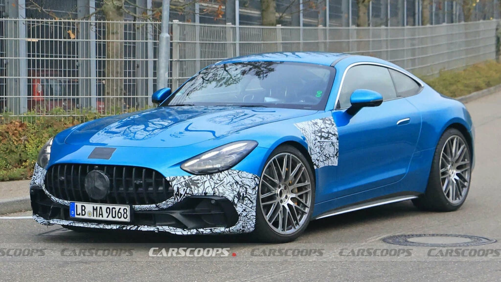 Entry-Level Mercedes-AMG GT Spied With A More Conservative Design