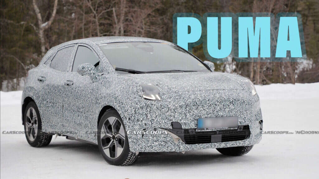 Electric Ford Puma Spied Making Final Winter-Test Checks