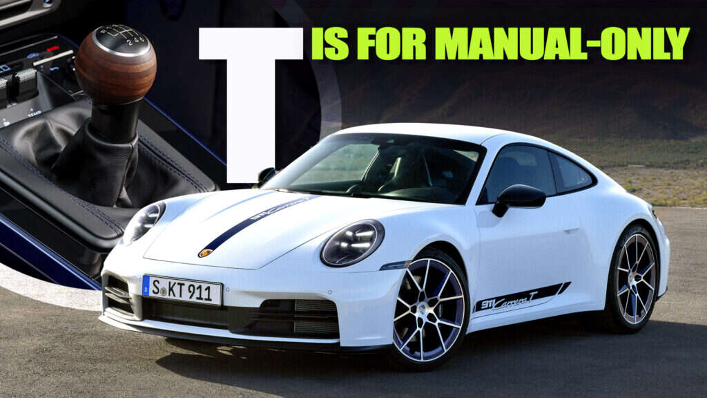 The ‘Lightweight’ 2025 Porsche 911 Carrera T Is A 6sp Manual-Only And Somehow Heavier