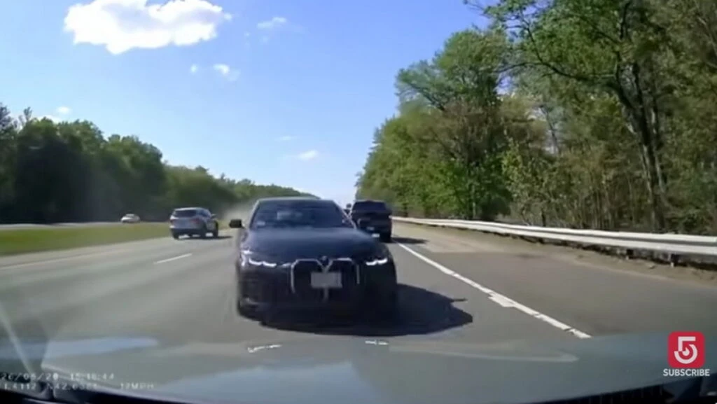 Wrong-Way BMW Driver Takes Out Multiple Cars In Mass.